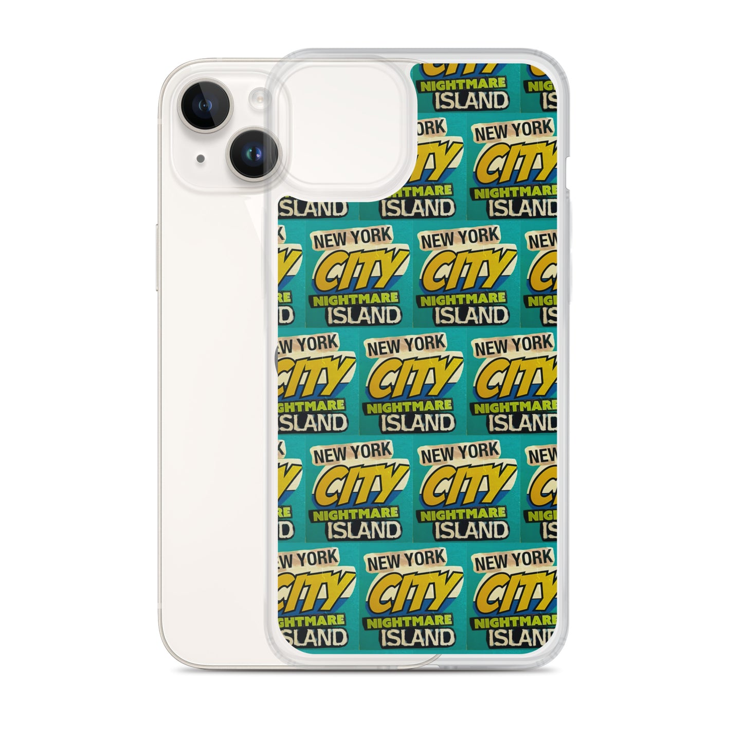 NYC Nightmare Island iPhone Case