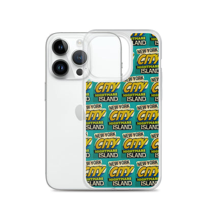 NYC Nightmare Island iPhone Case