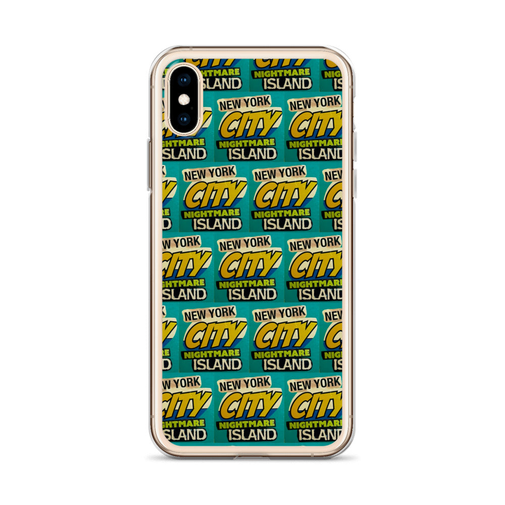 NYC Nightmare Island iPhone Case