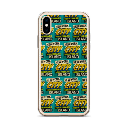 NYC Nightmare Island iPhone Case