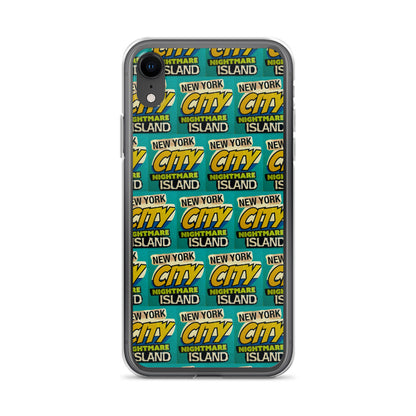 NYC Nightmare Island iPhone Case