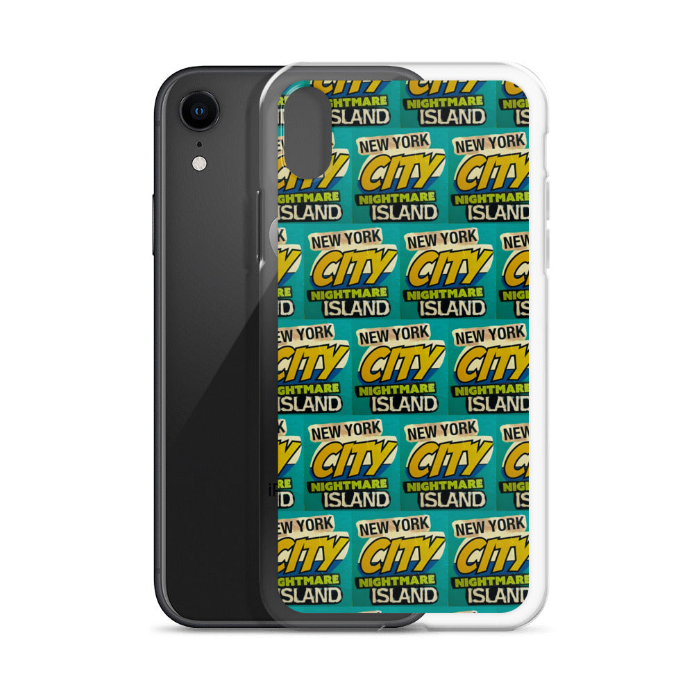 NYC Nightmare Island iPhone Case
