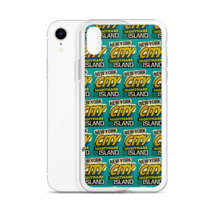 NYC Nightmare Island iPhone Case
