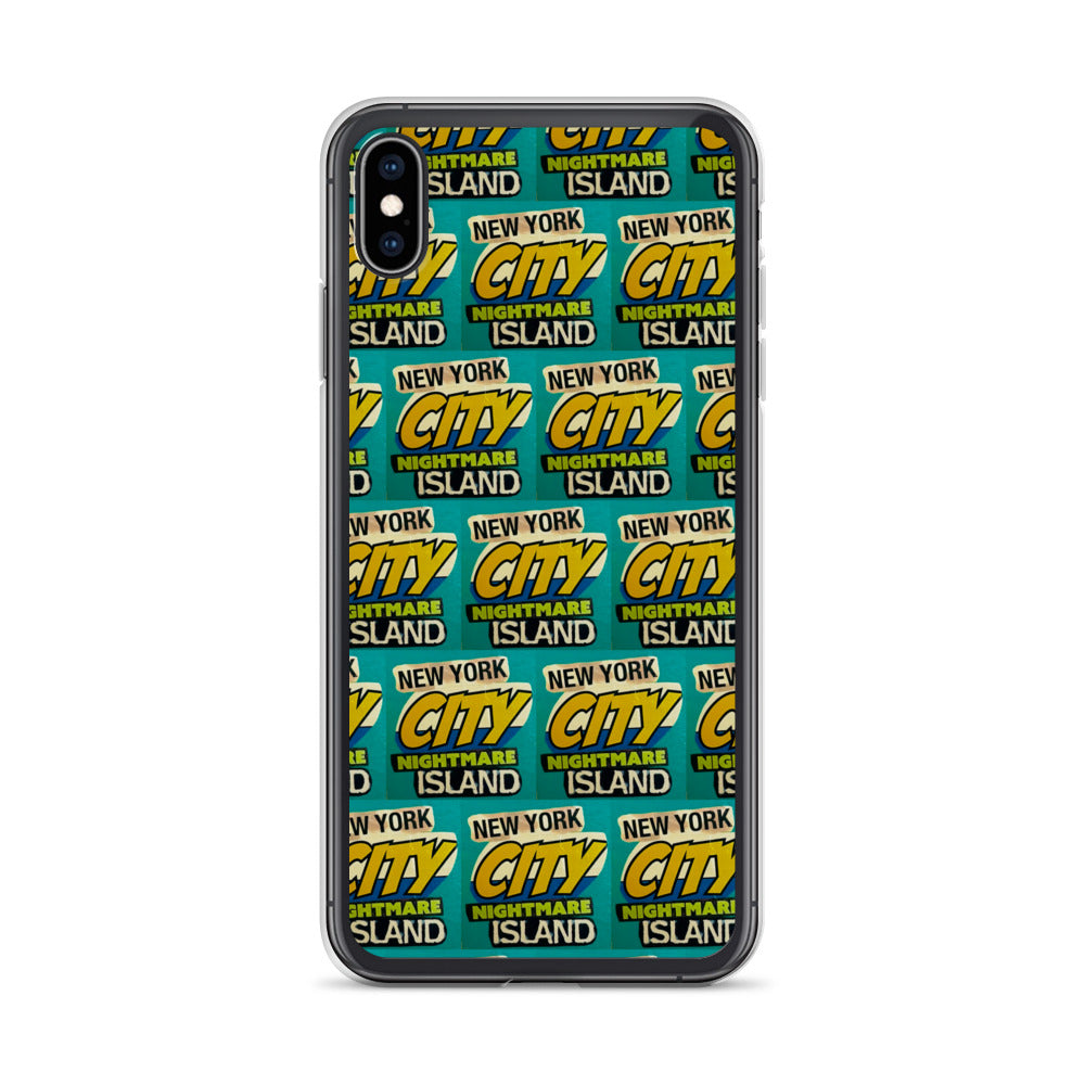 NYC Nightmare Island iPhone Case