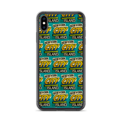 NYC Nightmare Island iPhone Case