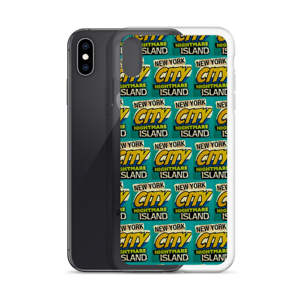 NYC Nightmare Island iPhone Case