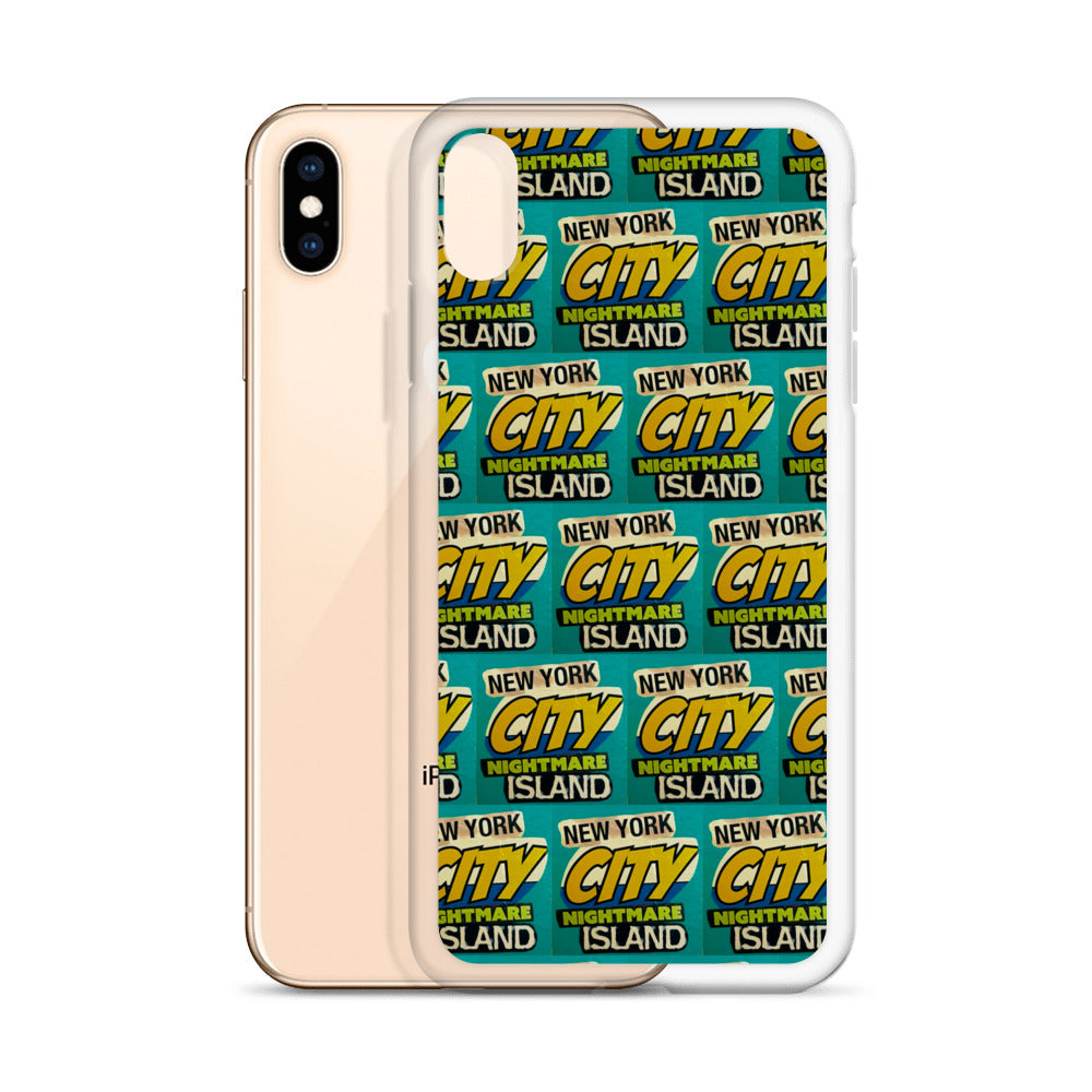 NYC Nightmare Island iPhone Case
