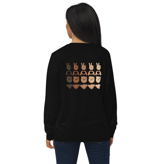 PLURmoji Unisex Organic Sweatshirt