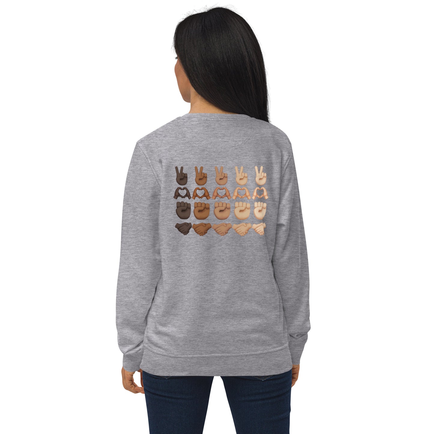 PLURmoji Unisex Organic Sweatshirt