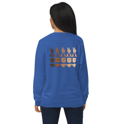 PLURmoji Unisex Organic Sweatshirt