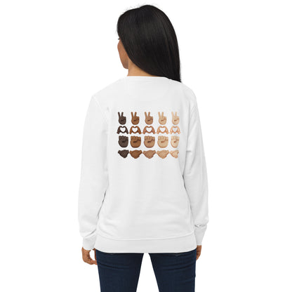 PLURmoji Unisex Organic Sweatshirt